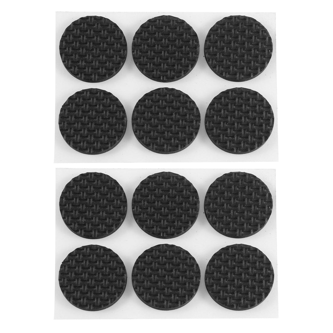 uxcell Uxcell 12pcs 30mm Round Self Adhesive Chair Table Furniture Pads Floor Scratch Protector