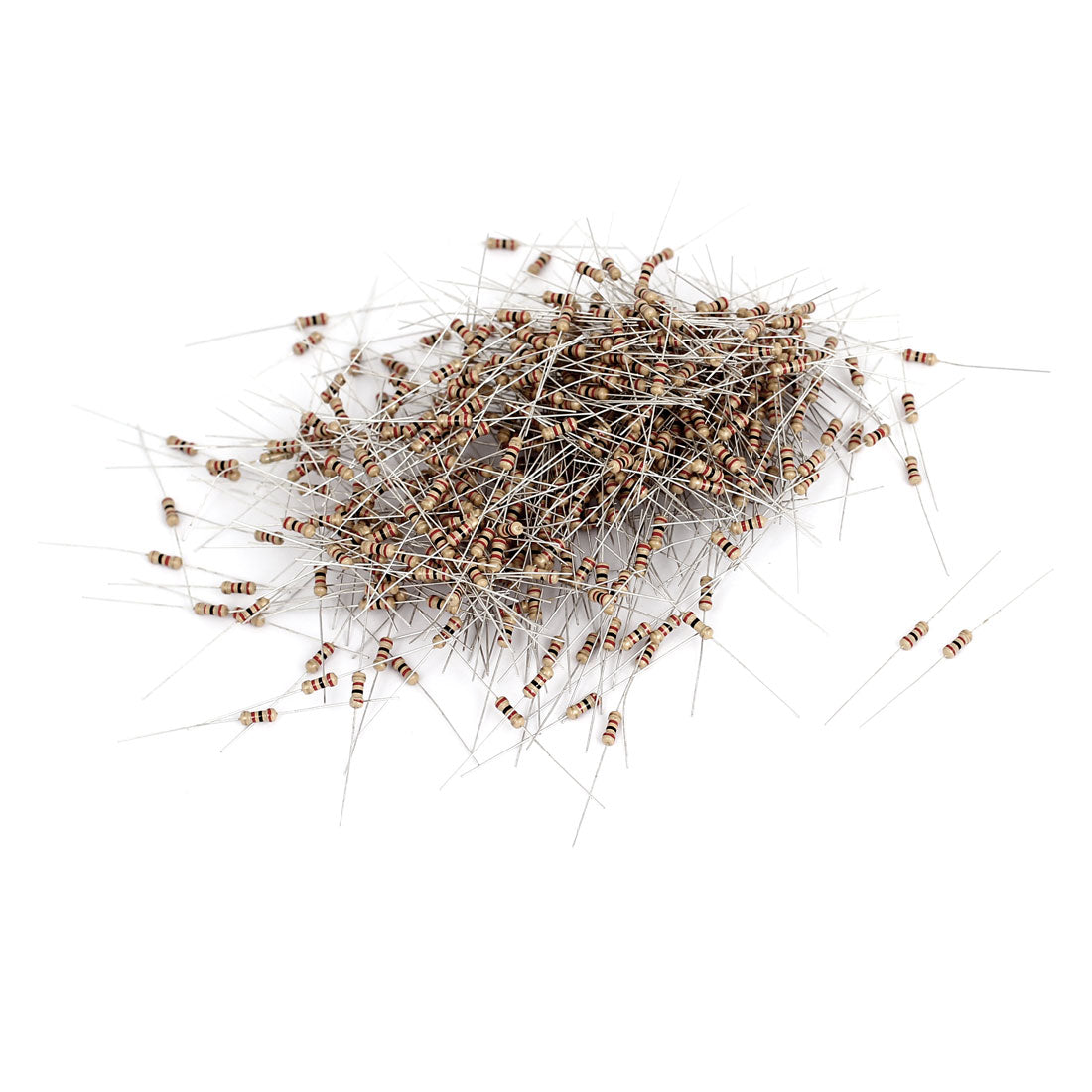 Harfington 1000pcs 1/4W 2K Ohm 5% Tolerance Axial Lead Electrical Components Carbon Film Resistor