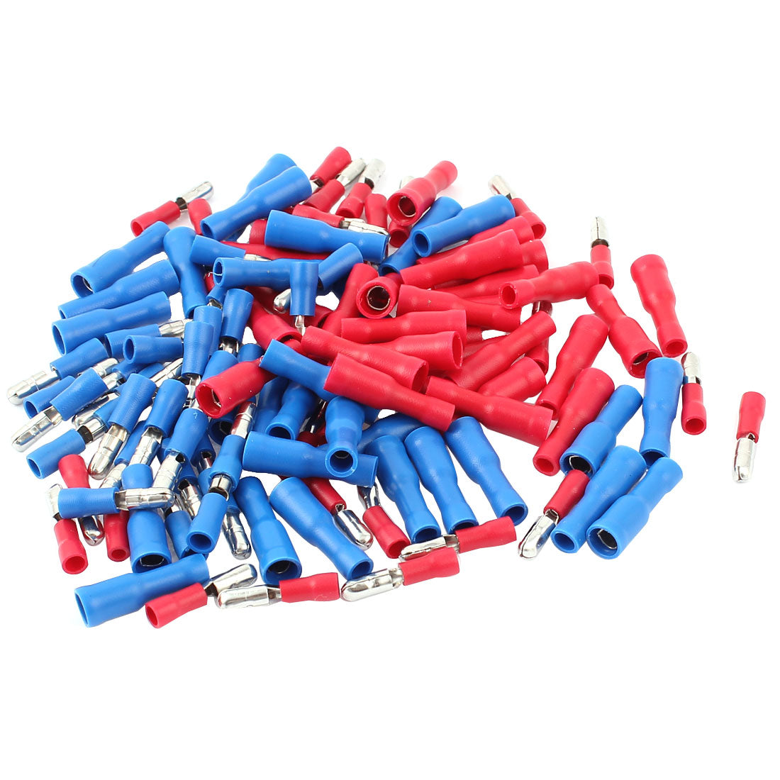 Harfington 120Pcs 16-14 AWG Insulated Connector Male to Female Crimp Terminals MPD2-156