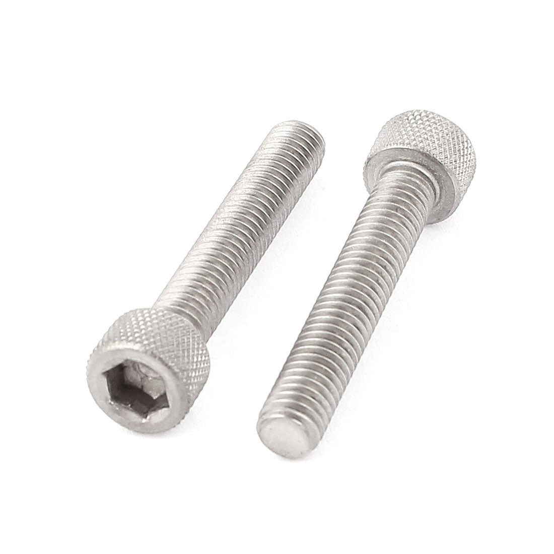 Harfington M6×35mm 1mm Pitch Internal Hex Head Socket Screw Bolts 2pcs