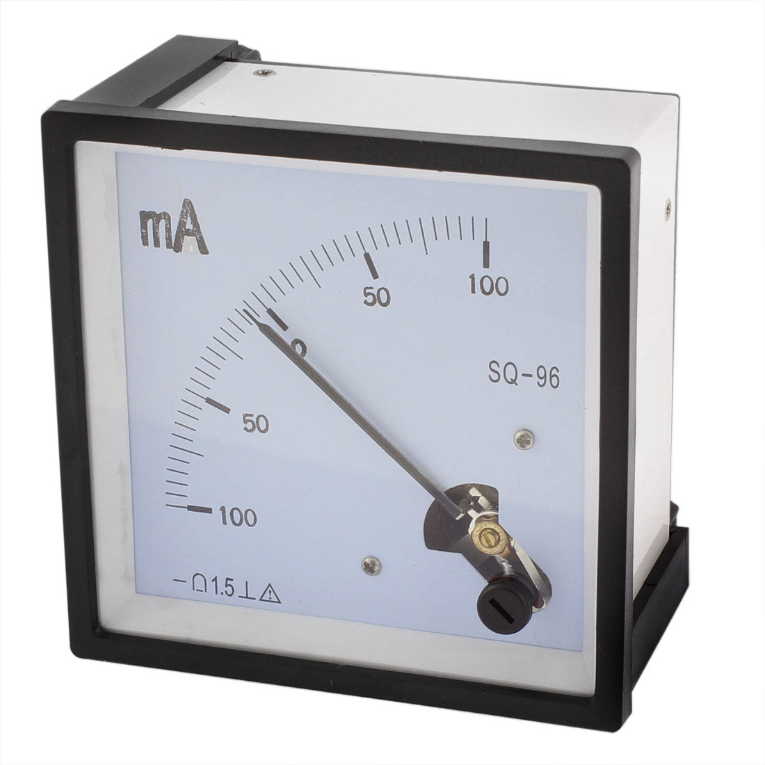 Harfington DC -100mA to +100mA Square Dial Current Test Panel Mounted Meter Ammeter Gauge
