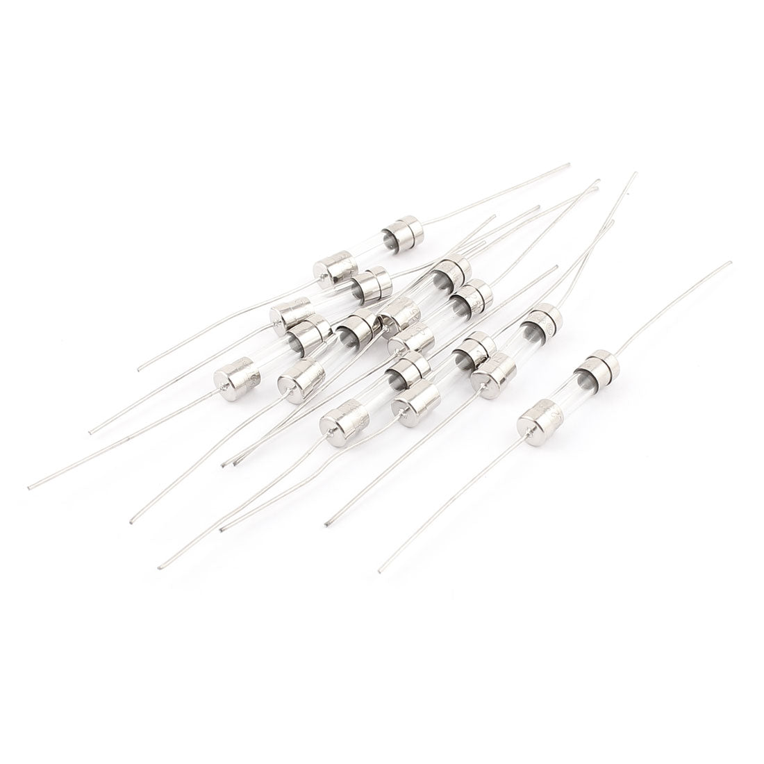 Harfington Slow Blow Time Delay Axial Leaded Glass Tube Fuses 5×20mm 250V 4A 10pcs