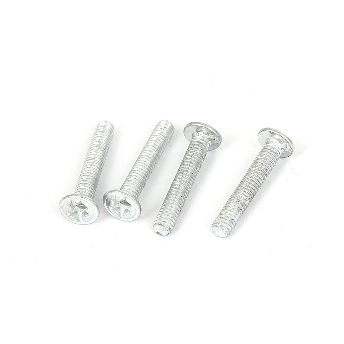 uxcell Uxcell Cabinet Cupboard Wardrobe Door Drawer 28mm Nickel Brushed Pull Knob Handle 4pcs