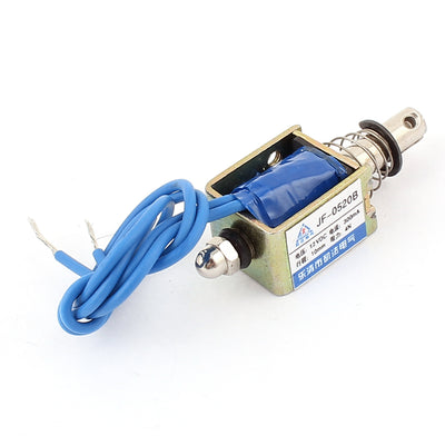 Harfington DC 12V 300mA 4N Lifting Holding Force Pull Push Type Solenoid Electromagnet