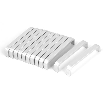 uxcell Uxcell Drawer Cabinet Cupboard Closet Door Bow Shape Aluminium Pull Handle 12pcs