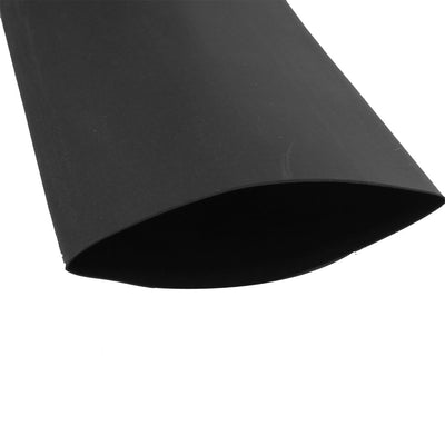 Harfington 35mm Dia Ratio 2:1 Heat Shrinkable Shrinking Tube 2M Long Black