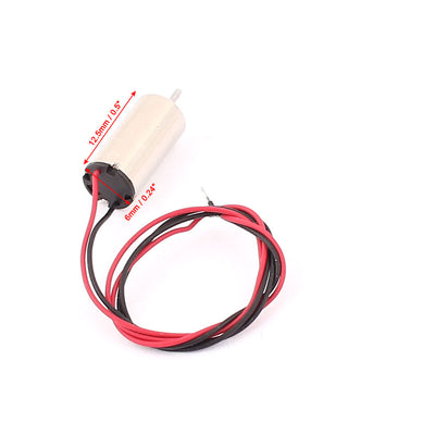 Harfington Uxcell 5Pcs DC 4.2V 59000RPM 0.8mm Dia Shaft 2-Wire Coreless Motor for RC Model Helicopter