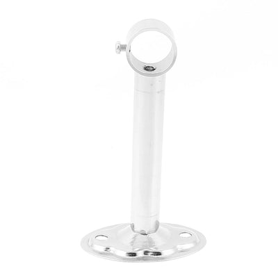 Harfington 2pcs 145mm High Celling Wall Mounted Clothes Lever Bracket Support Socket for 25mm Dia Rod