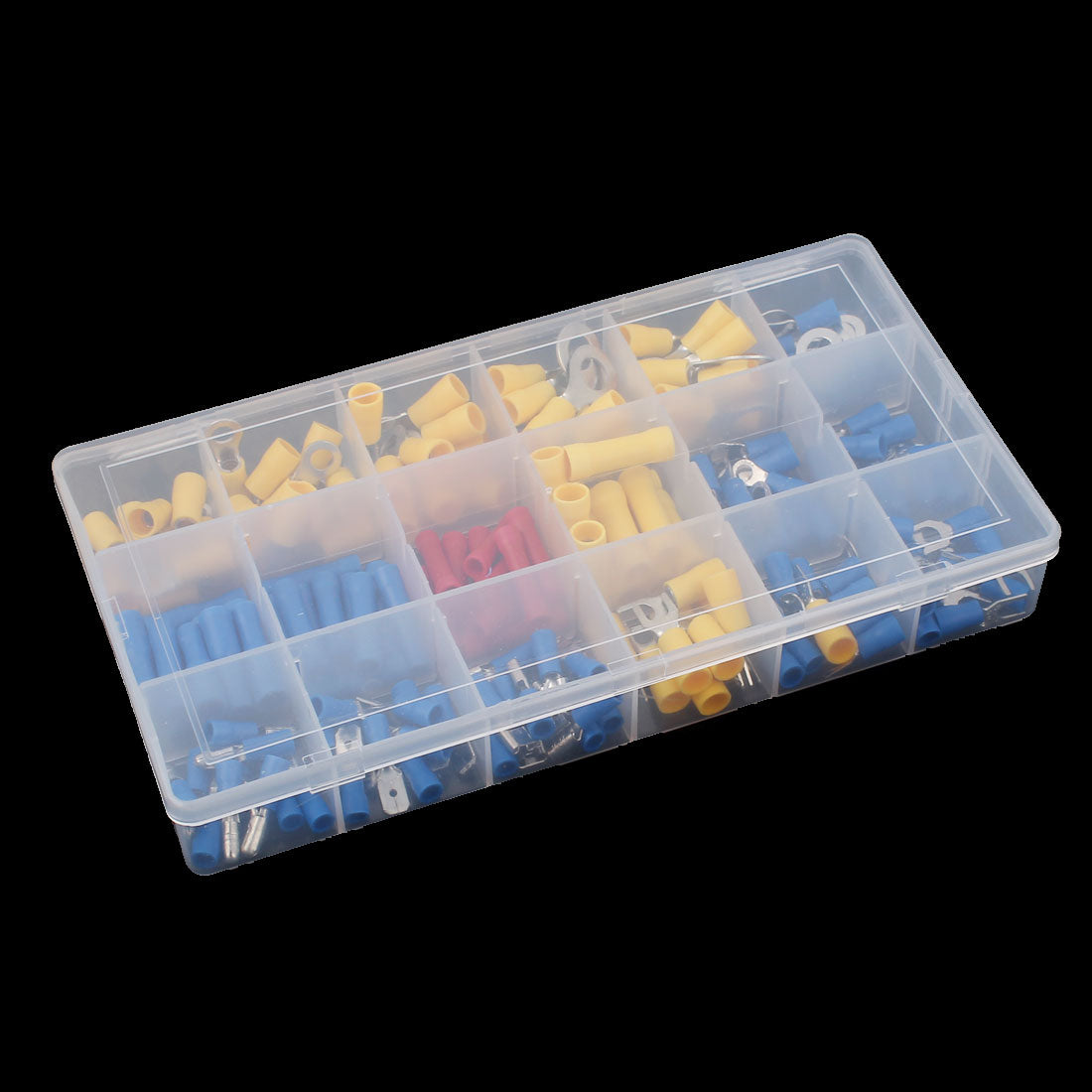 Harfington 180pcs Wire Crimp Connector Insulated Cord Pin End Terminal AWG 22 to 10 Kit