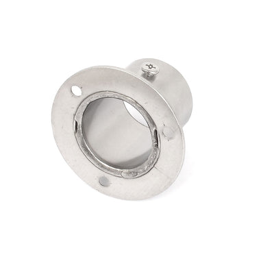 Harfington Wardrobe Hanging Rail Rod End Flange Support Bracket Socket for 32mm Dia Pipe