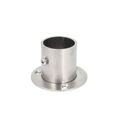Harfington Wardrobe Hanging Rail Rod End Flange Support Bracket Socket for 32mm Dia Pipe