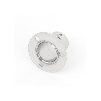 Harfington Closet Wardrobe Hanging Rail Rod End Support Bracket Socket for 22mm Dia Pipe