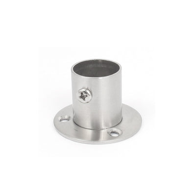 Harfington Closet Wardrobe Hanging Rail Rod End Support Bracket Socket for 22mm Dia Pipe