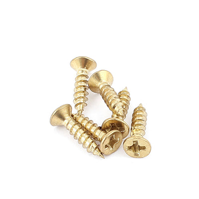 Harfington 38mm Long Brass Door Security Latch Sliding Lock Barrel Bolt Gold Tone