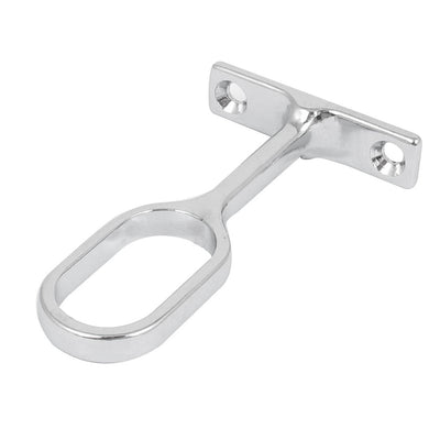 Harfington Clothes Closet Rod Flange Holder Support Bracket for 15mm Oval Pipe