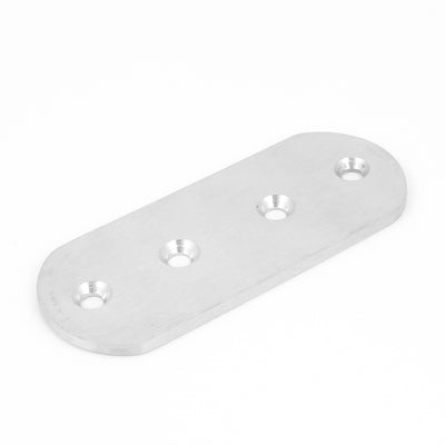 Harfington 95mm×38mm Stainless Steel Flat Mending Repair Fixing Plate Bracket Joining