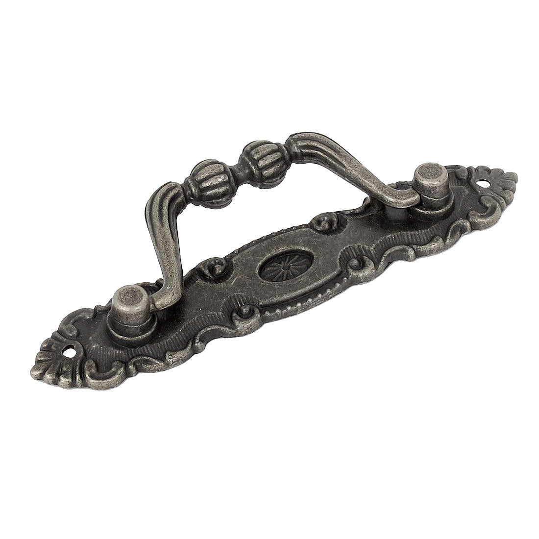 uxcell Uxcell Bronze Tone Floral Rim Retro Style Jewelry Wooden Box Drawer Pull Handle