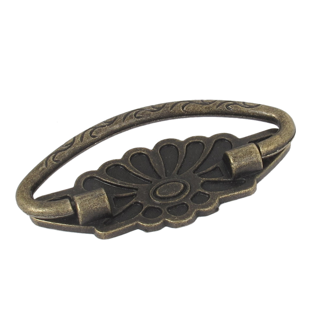 uxcell Uxcell Vintage Style Arch Grip Ring Dresser Drawer Pull Handle Bronze Tone