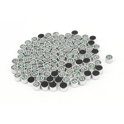 Harfington 100pcs 9mm×7mm Surface Mounted Devices MIC Electret Microphone Condenser Pickup