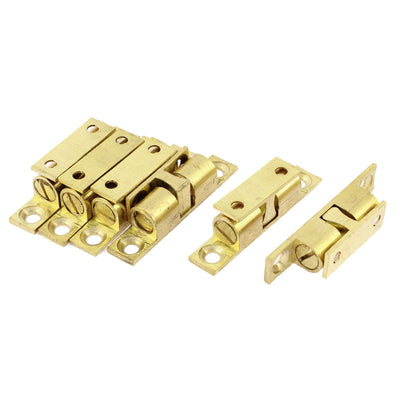 Harfington Home Door Double Ball Catch Hardware 40mm Long 6Pcs