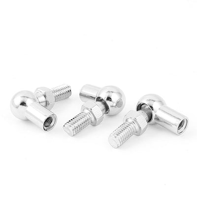 uxcell Uxcell M8 Male M8 Female Thread L Shaped Ball Joint Rod End Bearing 3pcs