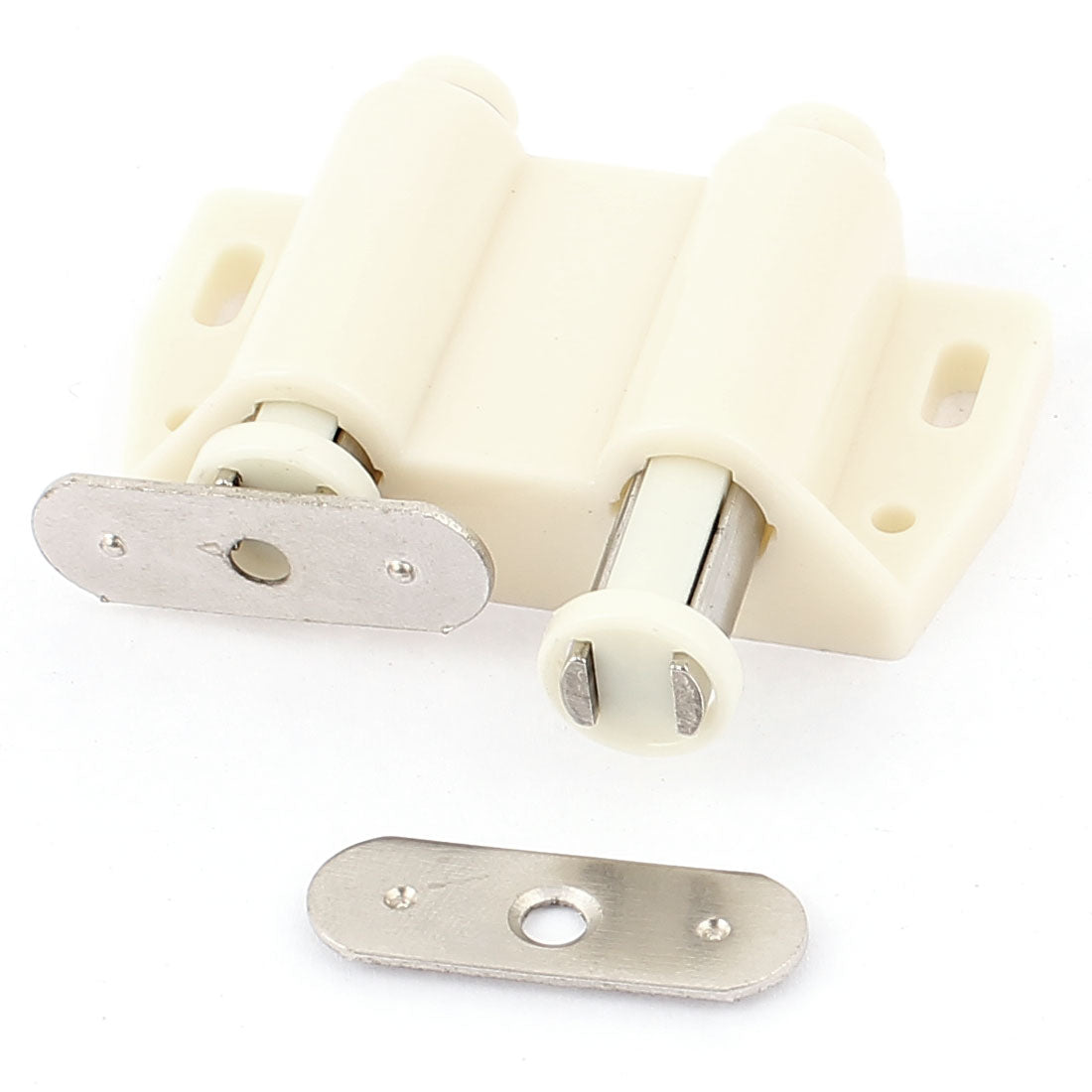 Harfington Cupboard Wardrobe Cabinet Door Magnetic Catches Double Latch Catch Beige