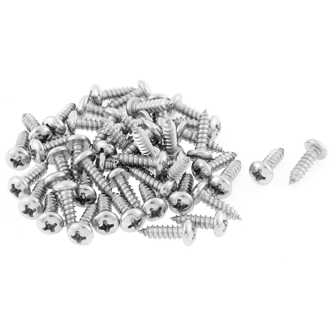 Harfington 3.9mmx13mm Phillips Round Head Self Tapping Screws 50pcs