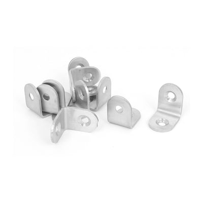 uxcell Uxcell 20mmx20mm L Shape Shelf Corner Brace Repair Right Angle Bracket Support 10pcs