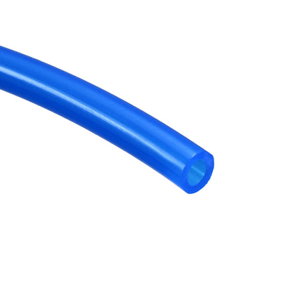 Harfington 2Pcs 6.4M Blue Flexible Polyurethane Air Tubing Fuel Gas Line PU Tube Pipe 2.5mmx4mm