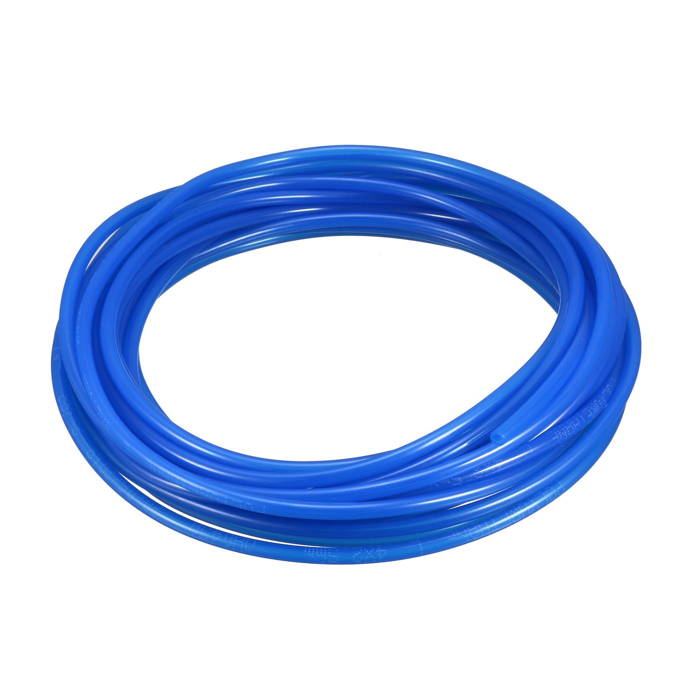 Harfington 2Pcs 6.4M Blue Flexible Polyurethane Air Tubing Fuel Gas Line PU Tube Pipe 2.5mmx4mm