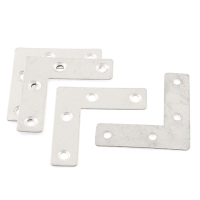 Harfington L Shape Flat Repair Plate Corner Angle Bracket 50×50×14mm 4pcs