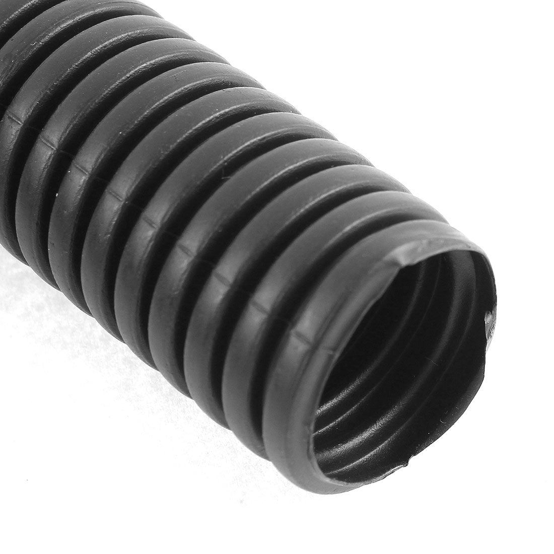 Harfington 1.5 M 24 x 28 mm Plastic Corrugated Conduit Tube for Garden,Office Black