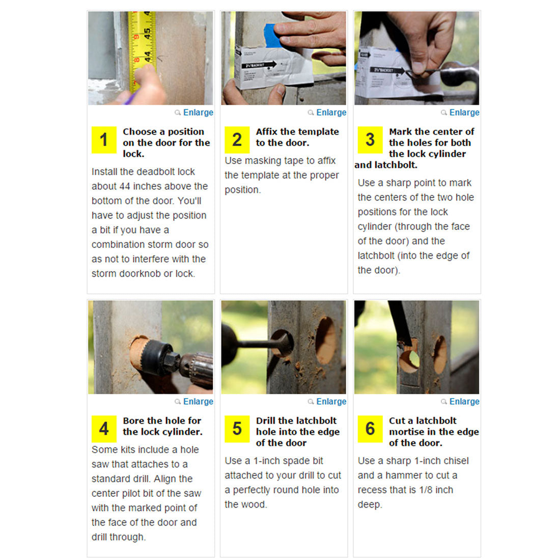 Harfington Cylinder Shape Single Deadbolt Security Door Keyed Locks knob Lockset