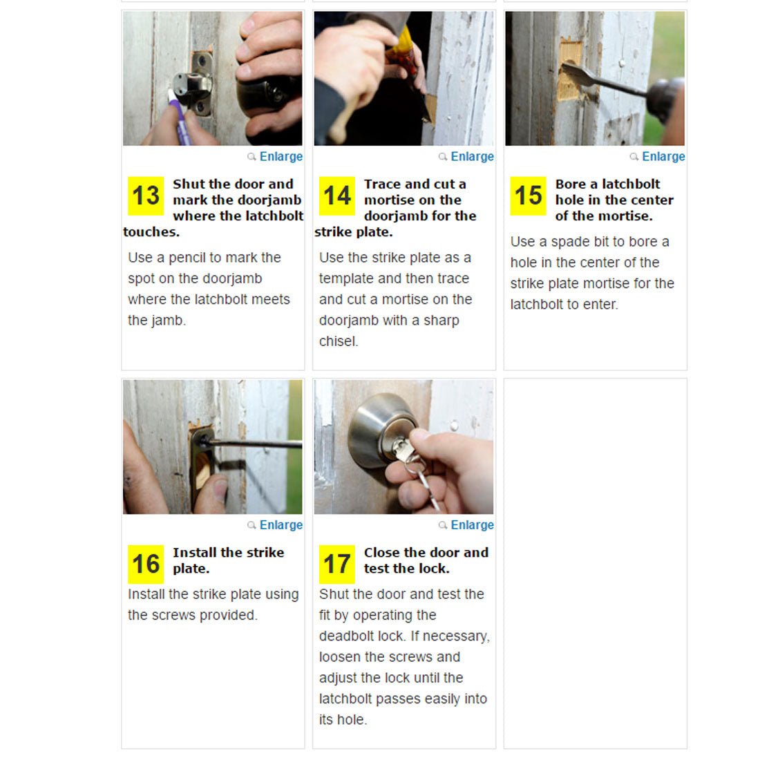 Harfington Cylinder Shape Single Deadbolt Security Door Keyed Locks knob Lockset