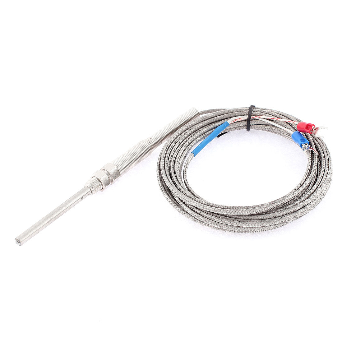 uxcell Uxcell K Type Thermocouple Temperature Control 0-400C Sensor 5cm Probe 5M 16.4Ft Long