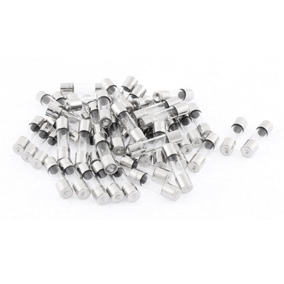 Harfington 250V 0.1A Fast Quick Blow Glass Fuses 5×20mm 50pcs