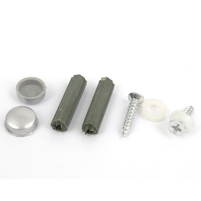 Harfington Uxcell Bedroom Kitchen Aluminum 6 Hooks Wall Mounted Hanger Towel Clothes Hanging Rack