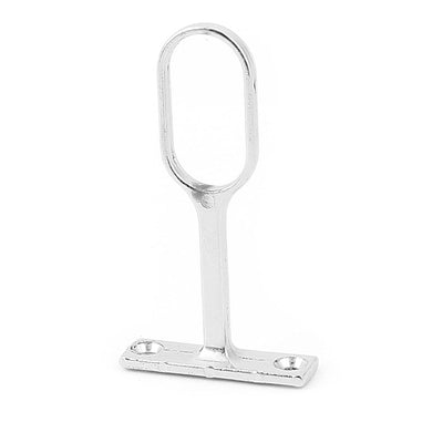 Harfington Wardrobe Hanging Rail Rack Holder End Bracket Support Fitting Silver Tone