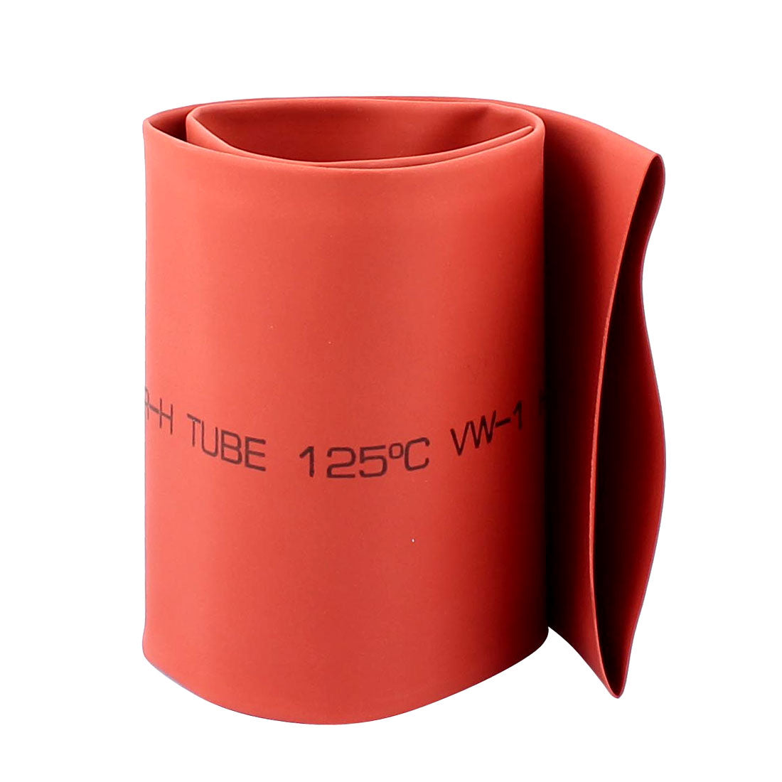 Harfington 50cm Long 70mm Diameter Red Polyolefin Heat Shrink Cover Wiring Shrinkable Tube