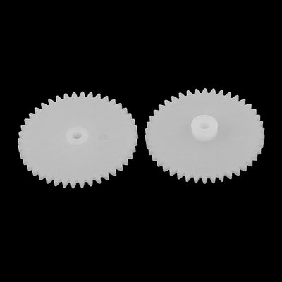 Harfington Uxcell 10Pcs 42 Teeth 0.5 Modulus Plastic Single Reduction Motor Gear for RC Airplane