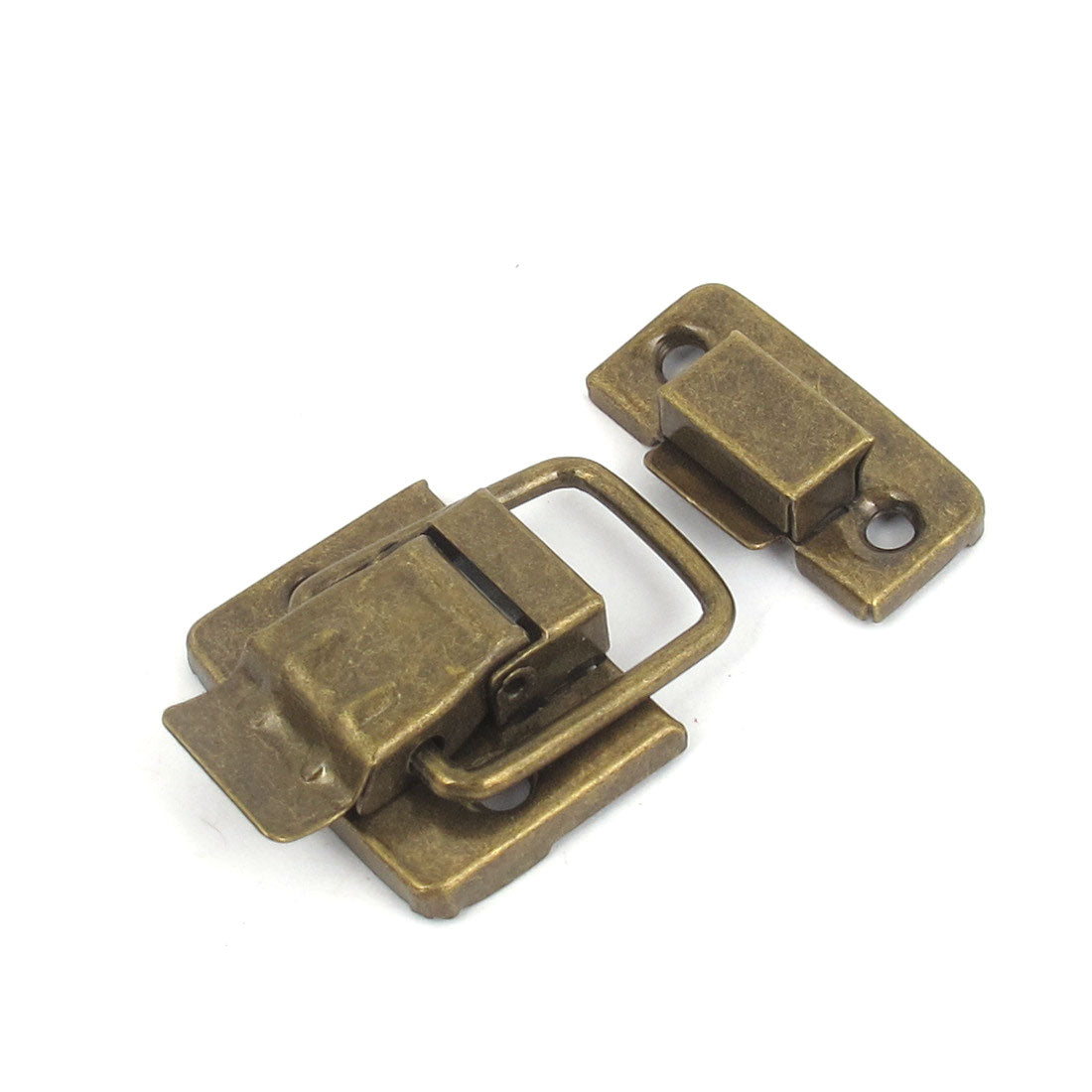 Harfington Chest Jewelry Box Case Vintage Style Fastener Hasp Toggle Latch Lock Bronze Tone 2pcs