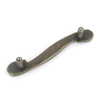 Harfington Uxcell 110mm Case Cabinet Wardrobe Door Drawer Vintage Style Pull Handle Knobs Bronze Tone 2pcs