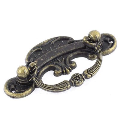 uxcell Uxcell Furniture Cabinet Door Drawer Retro Style Pull Handle Knob Grip 78mm Length