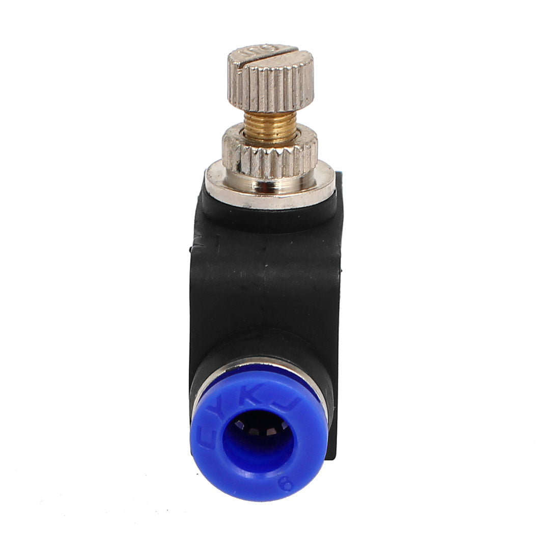 Harfington Air Hose Pneumatic Flow Speed Control Valve 6mm to 6mm Push in Quick Fitting