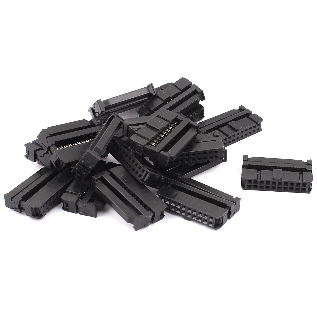 Harfington 18pcs FC-20P 2x10 Pin Female Header IDC Cable Connector 2.54mm Pitch