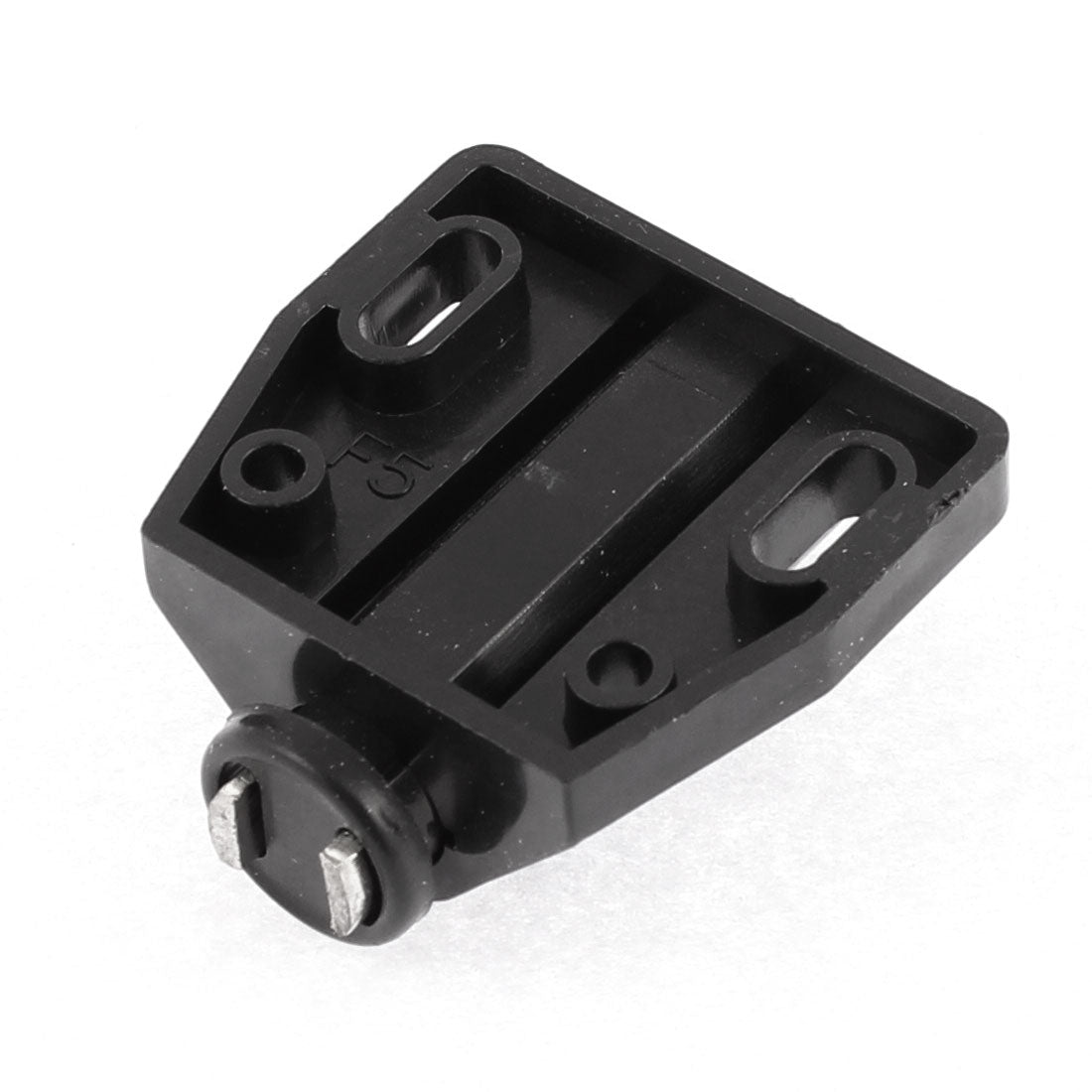 uxcell Uxcell Kitchen Cupboard Cabinet Door Drawer Magnetic Push Open Catch Latch Black 4Pcs