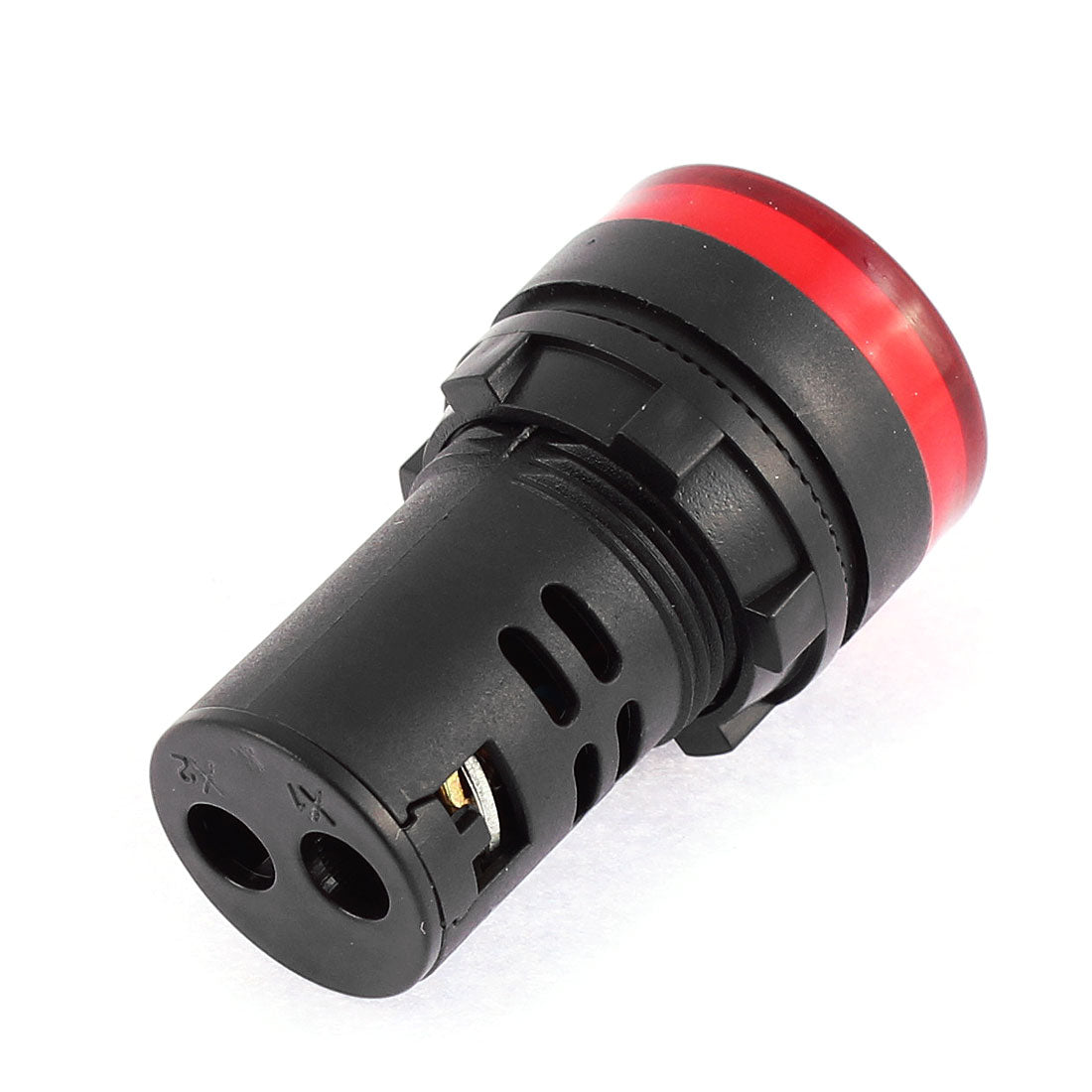 Harfington AD16-22D/S AC/DC 12V 20mA Red LED Indicator Pilot Signal Light Lamp Bulb