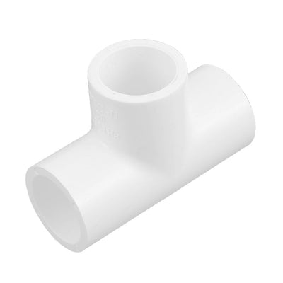 Harfington 20mm Inner Dia 3 Way T Shape PVC Water Pipe Tube Joint Coupler Connector