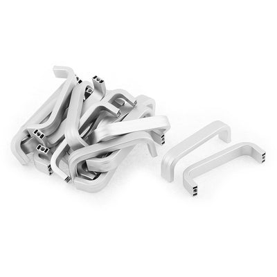 Harfington Furniture Cupboard Aluminium Pull Handle 70mm Length Silver Tone 25pcs