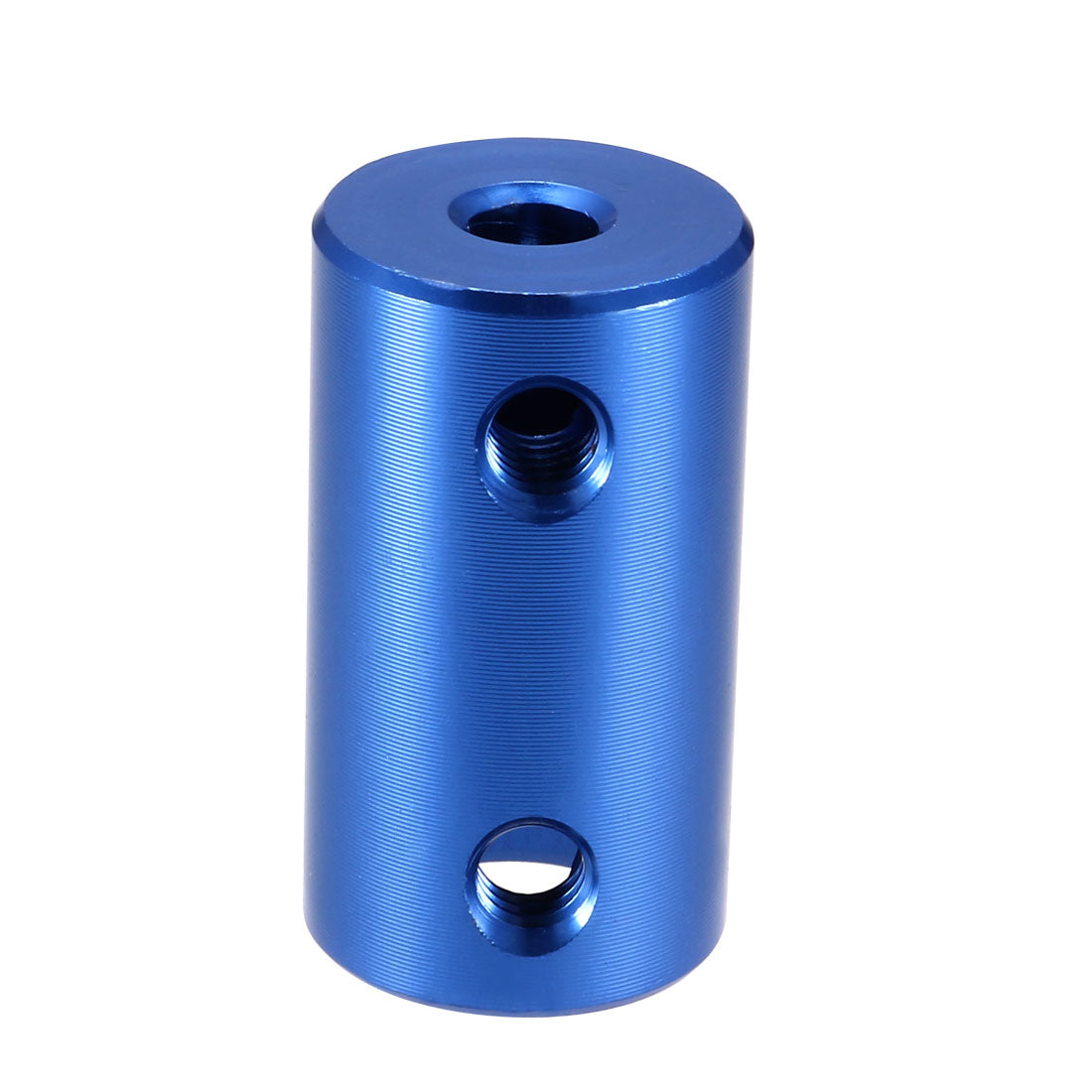 uxcell Uxcell 4mm to 8mm Bore Rigid Coupling 25mm Length 14mm Diameter Shaft Coupler Connector Aluminum Alloy Blue